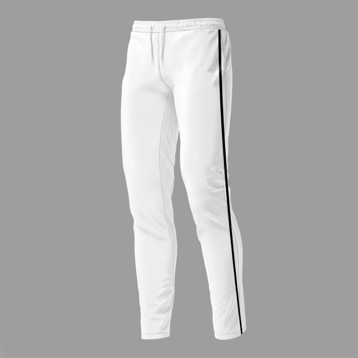 Streak Tracks - White track pant for Cricket(PREPAID ONLY)