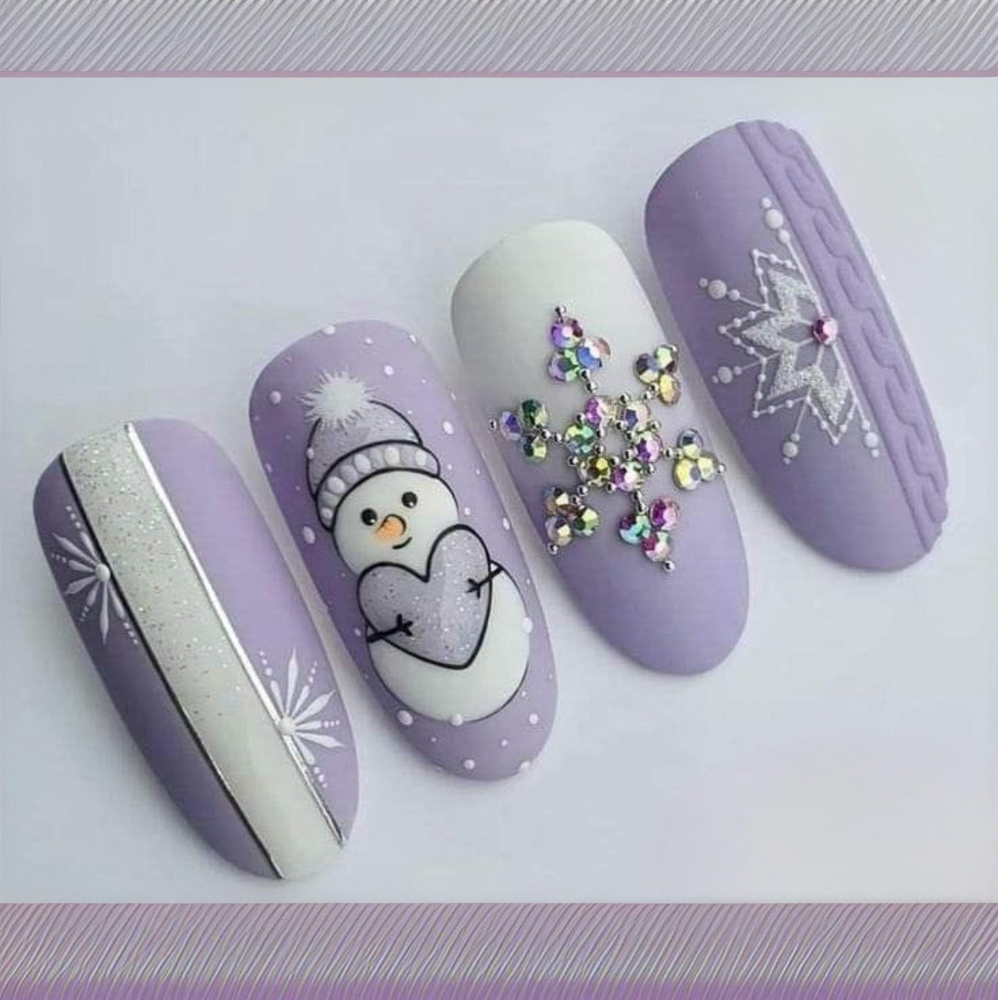 X-Mas & New Year Press on nails